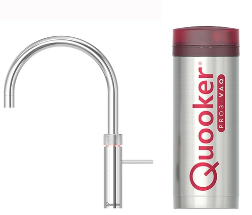 Fusion Round Chroom PRO3 Kraan & Reservoir