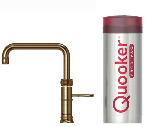 Classic Fusion Square Messing PRO3 Kraan & Reservoir