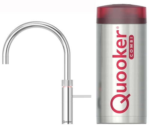 Fusion Round Chroom Combi Kraan & Reservoir