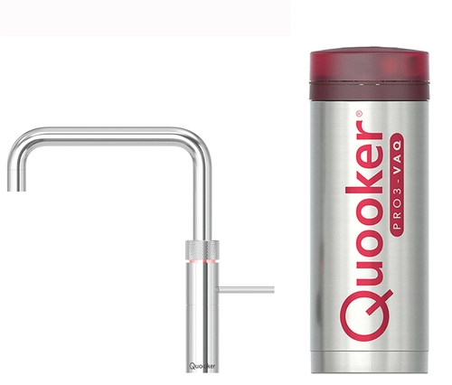 Fusion Square Chroom PRO3 Kraan & Reservoir